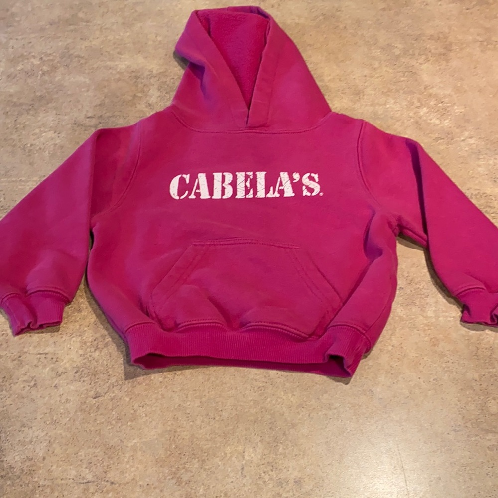 Girls Cabela’s hoodie size 18 months